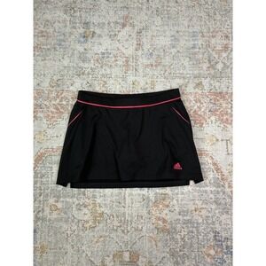 Adidas Women's Black Active Skort Sport Golf Tennis Skirt Pink Accents Sz M